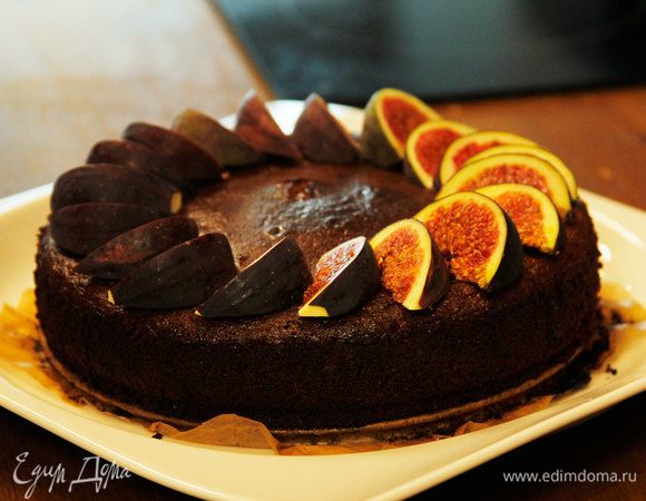 Греческий влажный шоколадный пирог