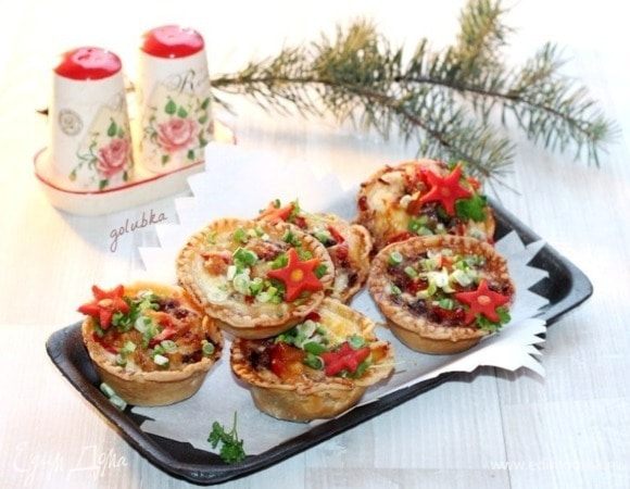 Киш лорен с копченой грудинкой и сыром Киш лорен с копченой грудинкой и сыром