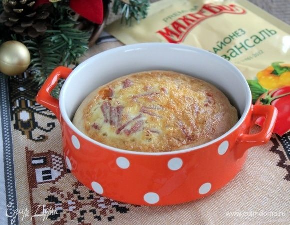 Смаженка с колбасой и майонезом