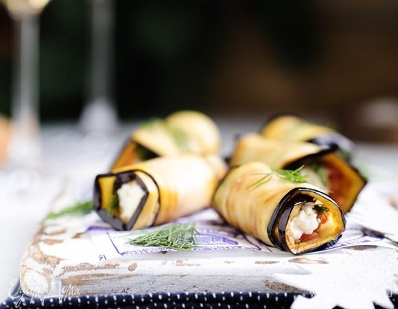 Баклажанные рулетики Баклажанные рулетики