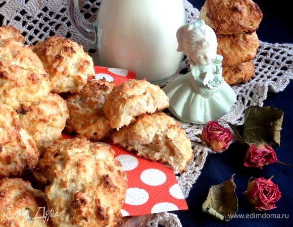 Кокосовое печенье с бананом Кокосовое печенье с бананом