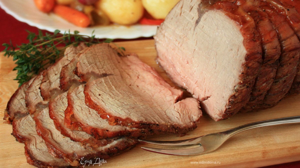 Ростбиф с сезонными овощами