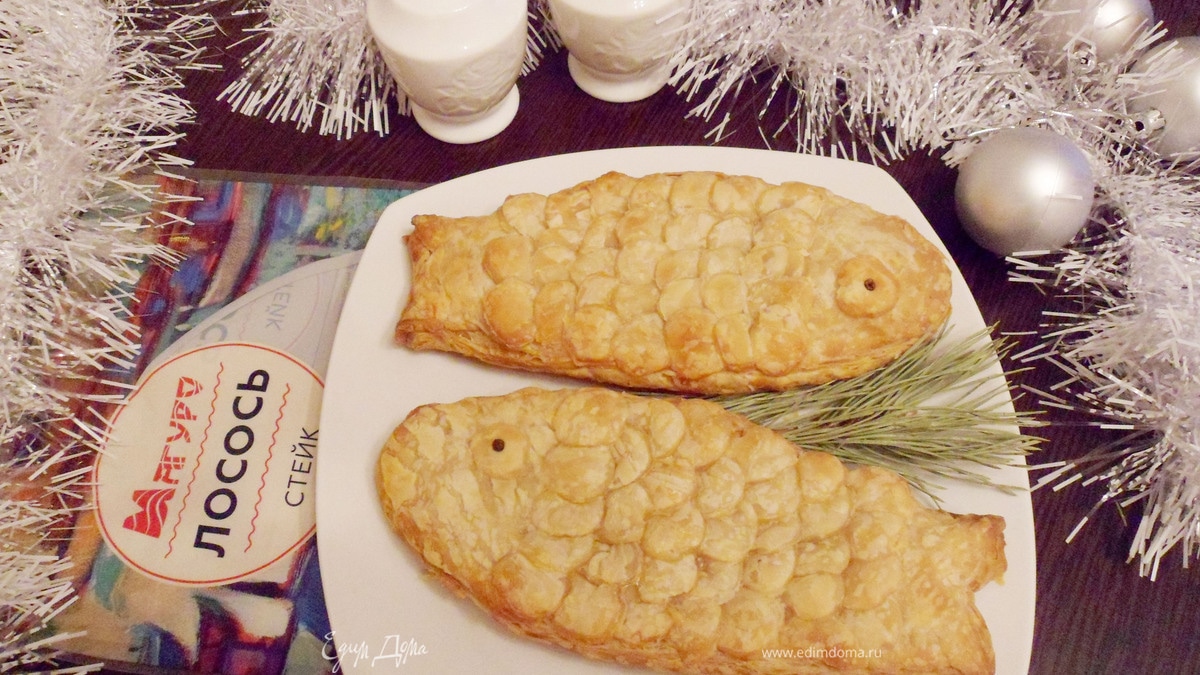 Лосось в тесте