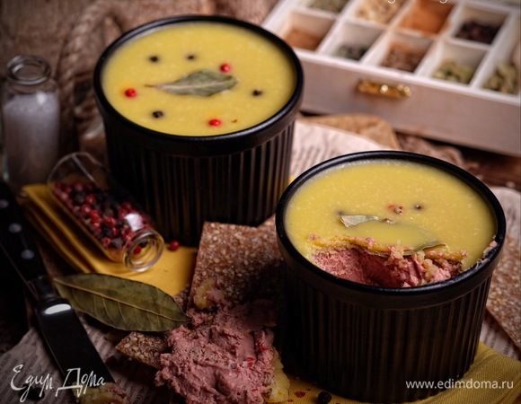 Запеченный паштет из куриной печени Запеченный паштет из куриной печени