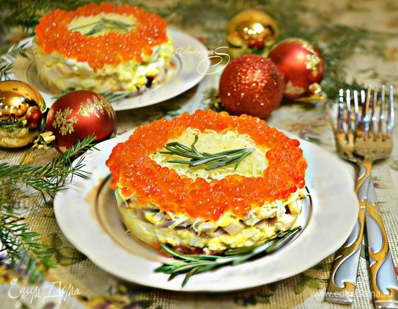 Салат из морепродуктов «Радость моряка»