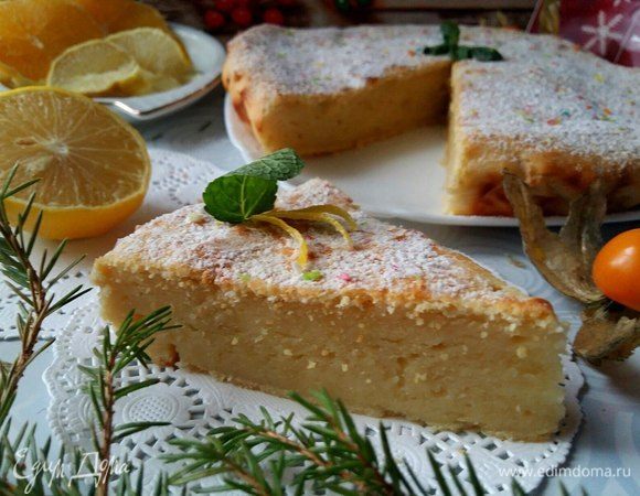 Лимонная запеканка с рикоттой Лимонная запеканка с рикоттой