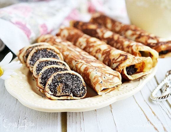 Блины с маковой начинкой Блины с маковой начинкой