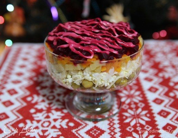 Салат «Принцесса на горошине» Салат «Принцесса на горошине»