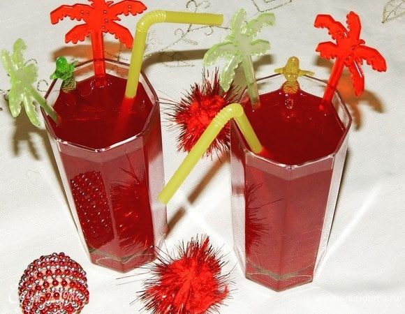 Клюквенно-яблочный морс