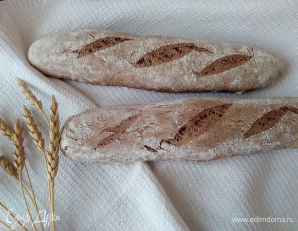 Ржаные багеты на закваске Ржаные багеты на закваске