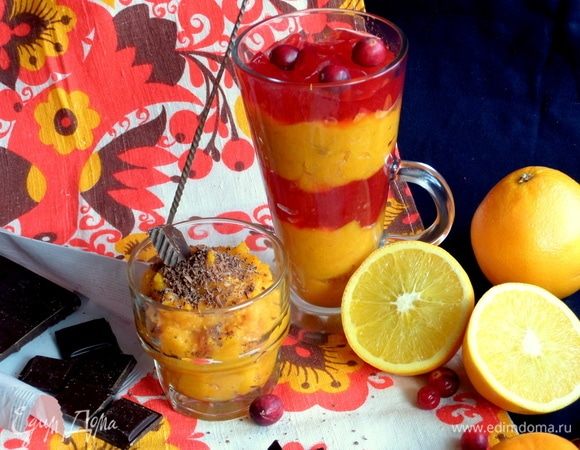 Тыквенный курд со смородиновым желе Тыквенный курд со смородиновым желе