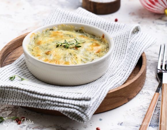 Картофельный гратен под сырной корочкой Картофельный гратен под сырной корочкой