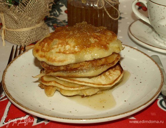  Имбирно-грушевые оладушки