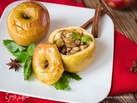 Печеные яблоки с начинкой
