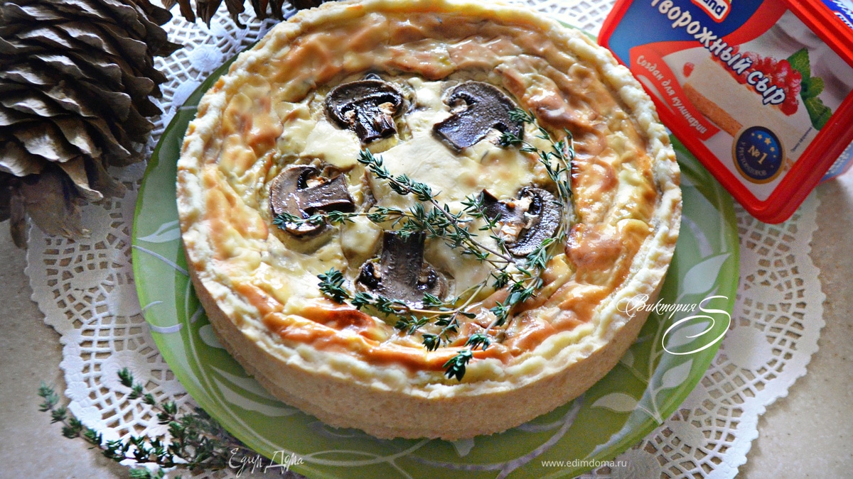 Грибной закусочный чизкейк