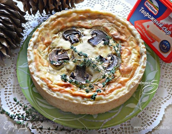 Грибной закусочный чизкейк