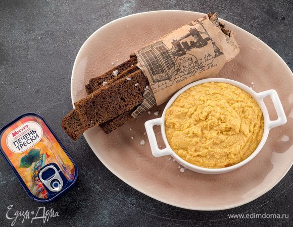 Нежный паштет из печени трески