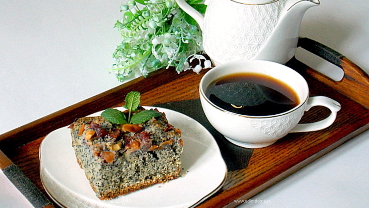 Пирог-суфле маковый