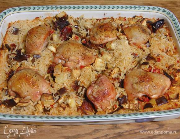 Курица с финиками по-магрибски 