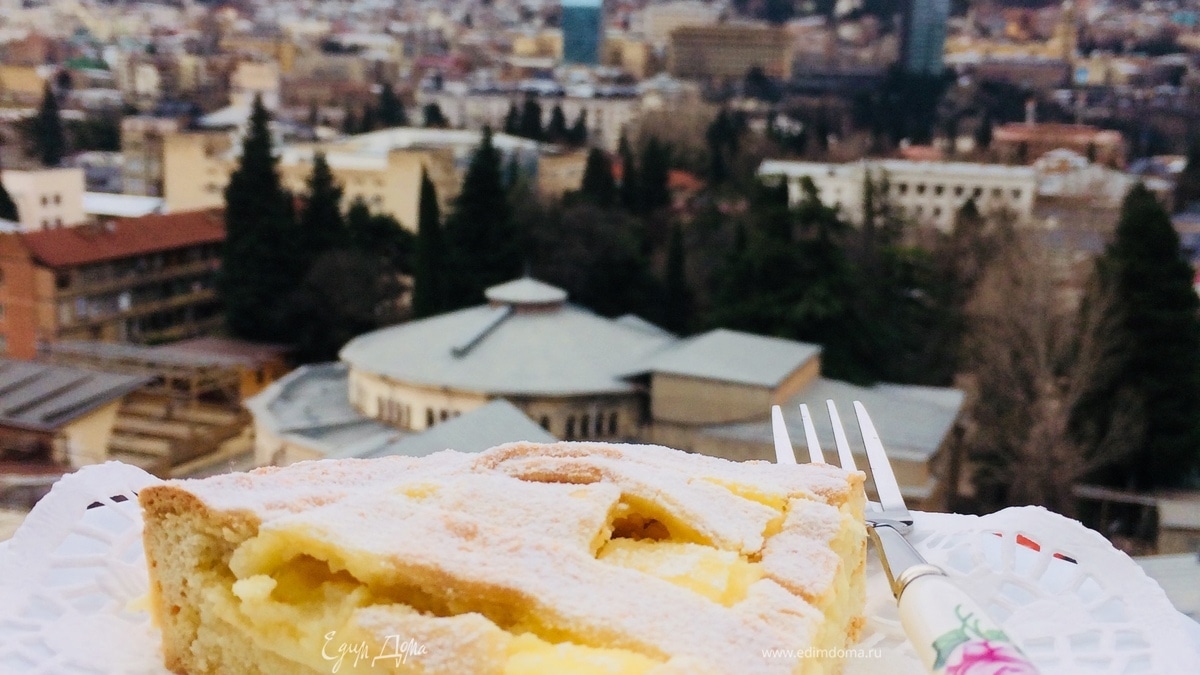 Кростата с лимонным кремом