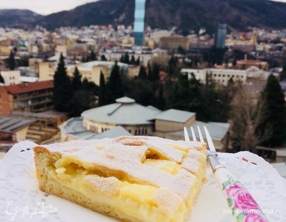 Кростата с лимонным кремом