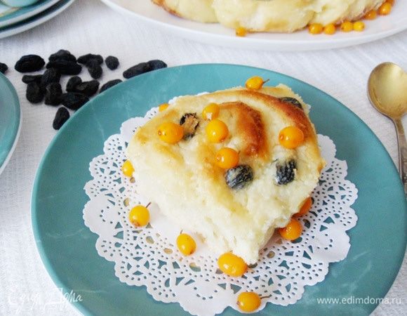 Творожные ватрушки под сливками