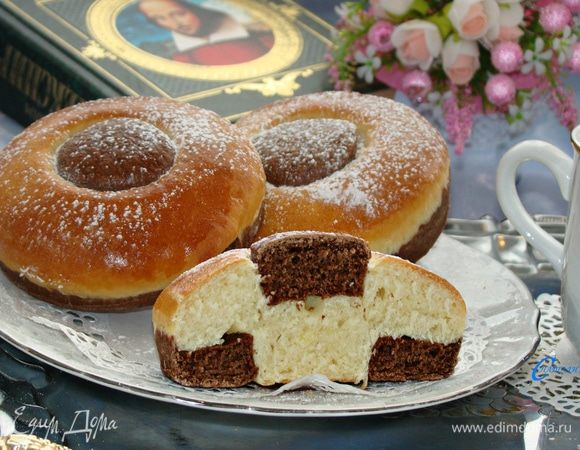 Сдобные булочки с какао Сдобные булочки с какао