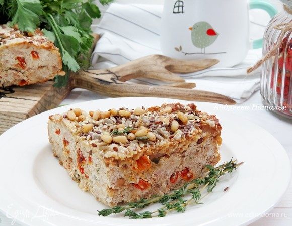 Запеканка с тунцом, сыром и каперсами Запеканка с тунцом, сыром и каперсами