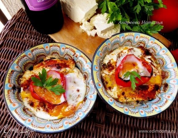 Брынза по-шопски Брынза по-шопски