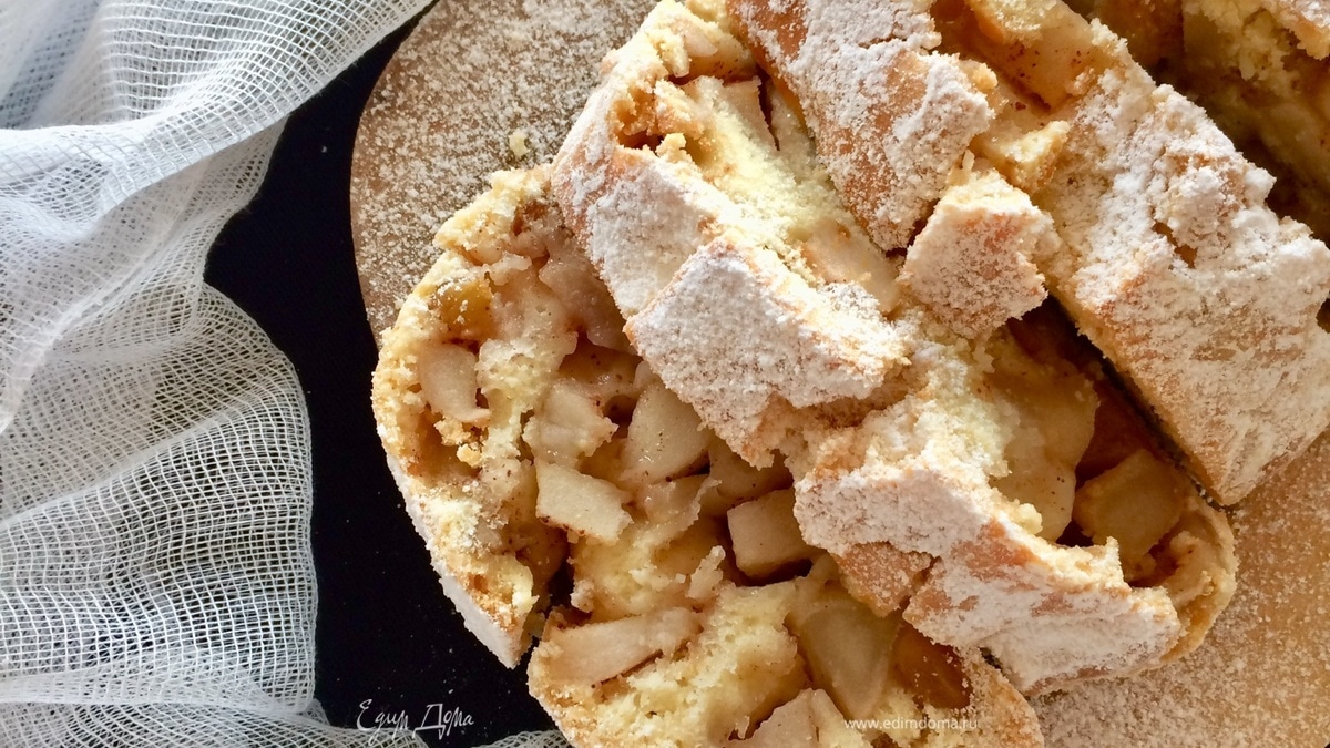 Быстрый яблочный штрудель