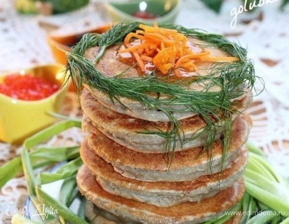 Картофельные блинчики с припеком