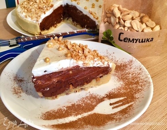 Шоколадно-арахисовый тарт «Мужская страсть»