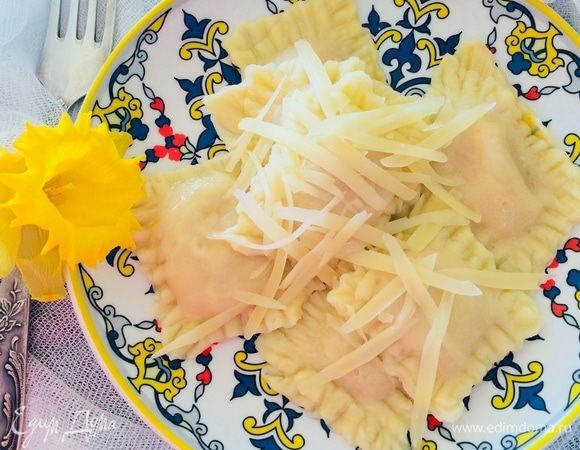 Равиоли с тыквой и пармезаном Равиоли с тыквой и пармезаном