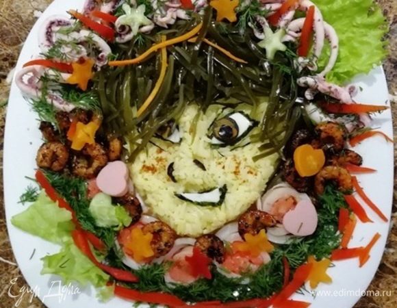 Полезный завтрак с морепродуктами Полезный завтрак с морепродуктами