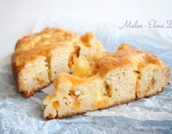 Пирог «Абрикосовые розочки»