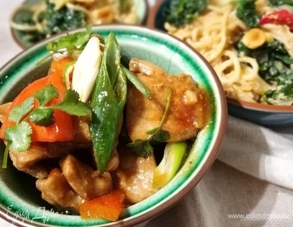 Свинина в кисло-сладком соусе Свинина в кисло-сладком соусе