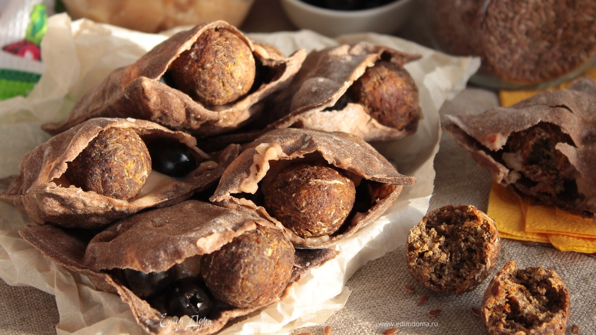 Фастфудные конвертики с овощными шариками