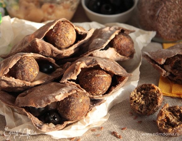 Фастфудные конвертики с овощными шариками