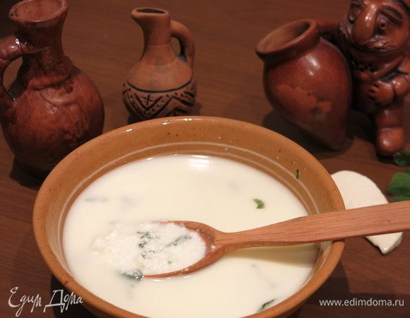 Гадазелили (грузинский сырный суп)