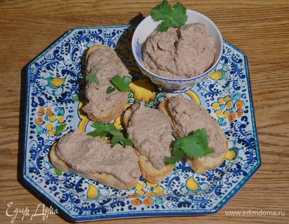 Паштет из перепелок и куриной печени