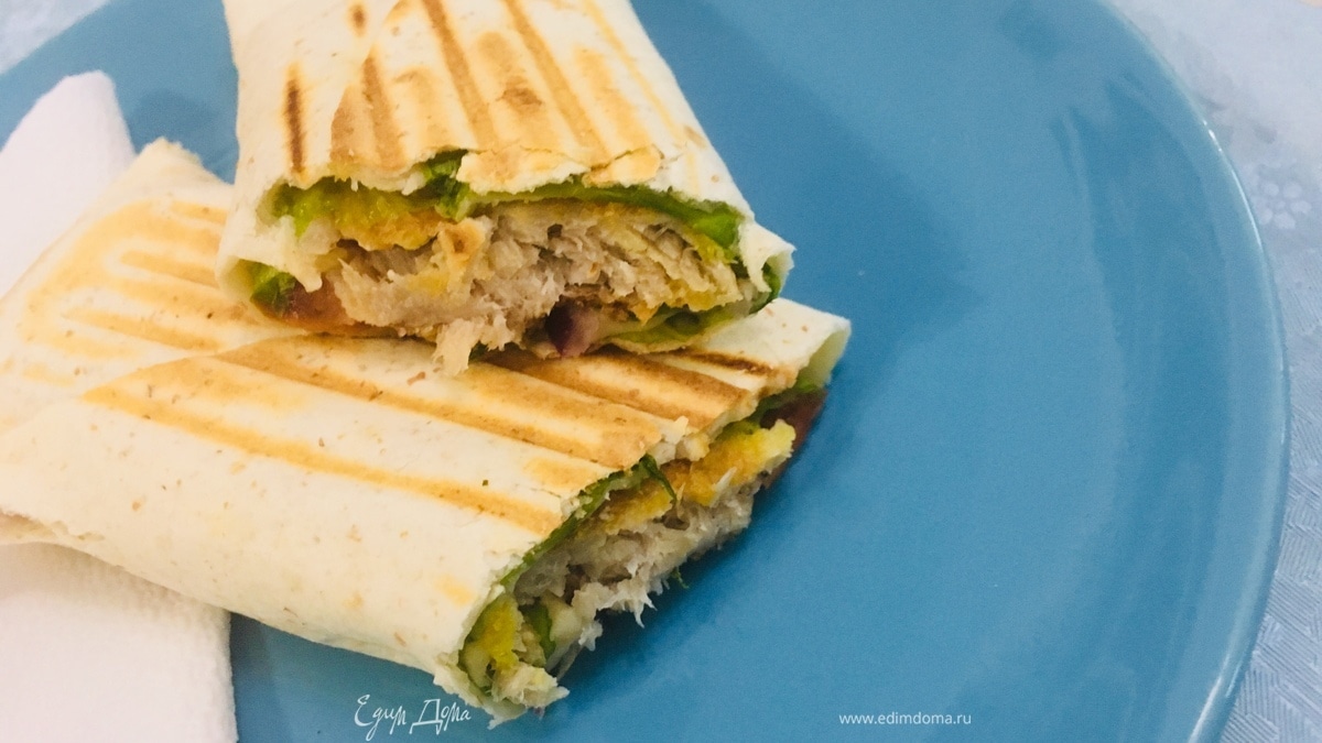 Рыбная шаурма