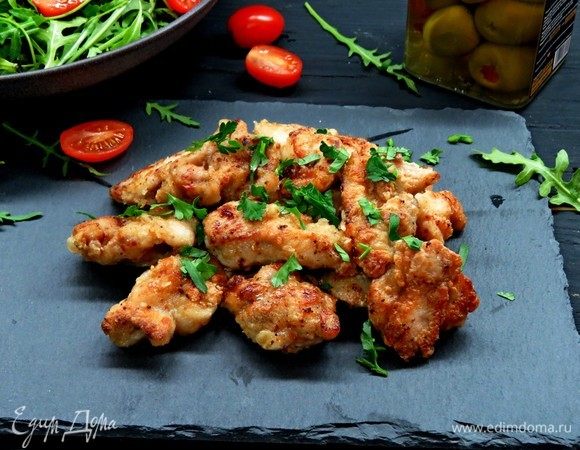 Хрустящая курица в пряном маринаде