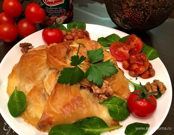 Запеченный козий сыр 