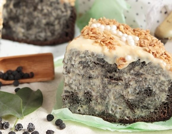 Черемуховый пирог с заварным кремом