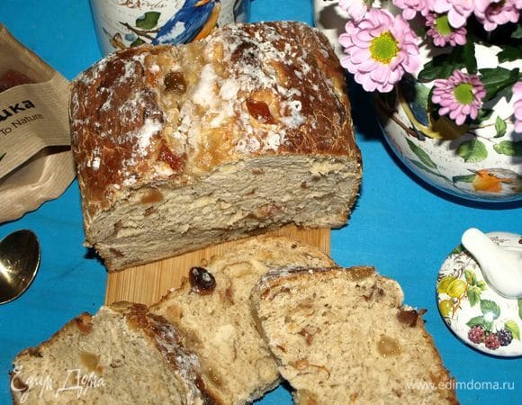 Чайный хлеб с сухофруктами