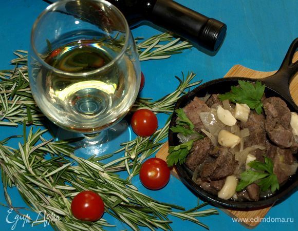 Баранина, томленная в десертном вине