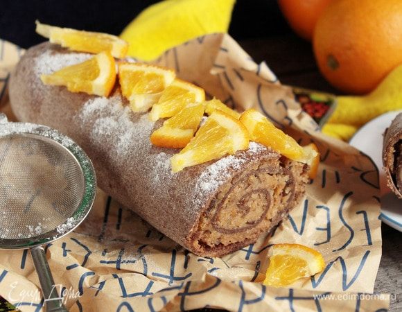 Штрудель бананово-апельсиновый