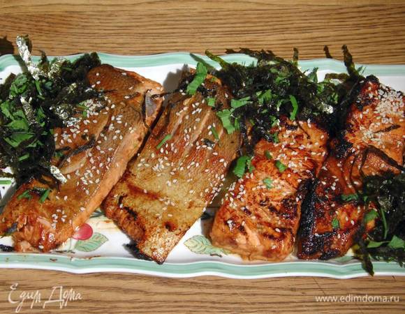 Форель по-японски