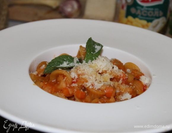 Паста «Орекьетти с фасолью алла Романо»