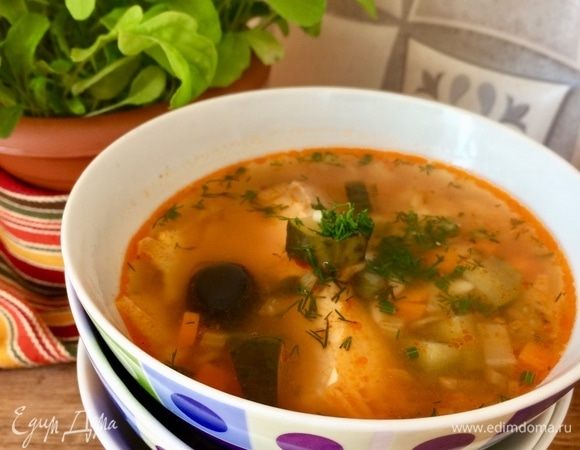 Легкий рыбный суп Легкий рыбный суп